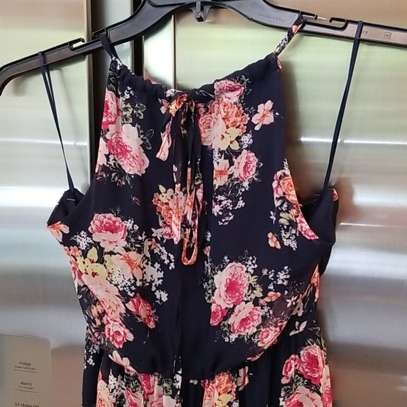 💕COTTON ON💕 Floral Chiffon Halter Maxi Dress - Picture 4 of 8